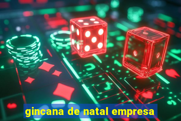 gincana de natal empresa